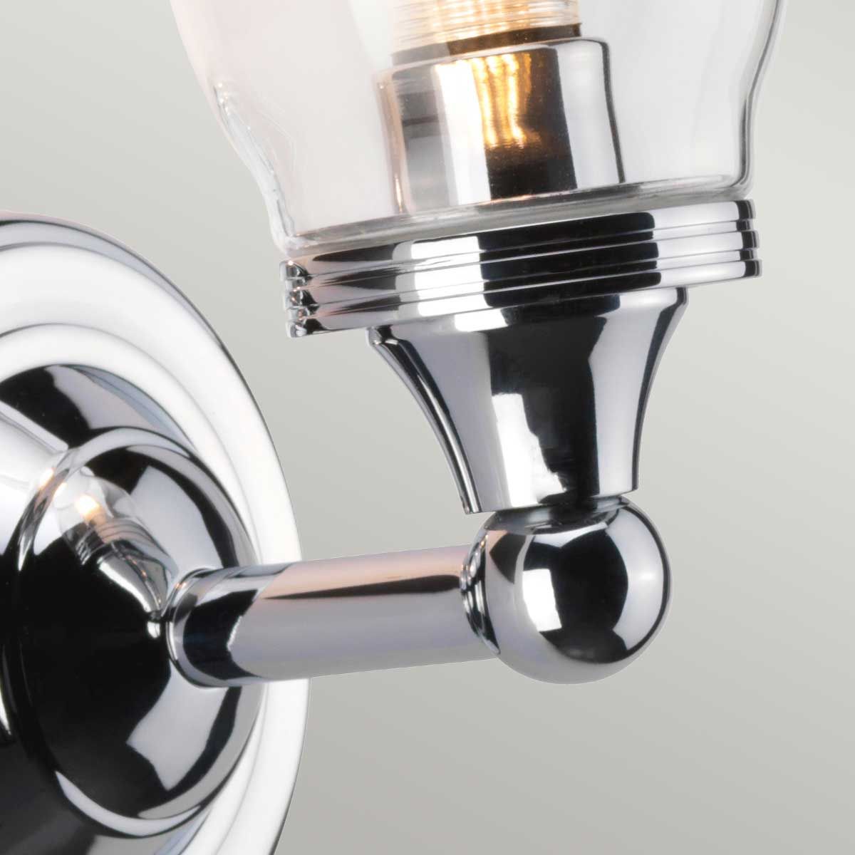 Austen 1-flammige Wandleuchte - Poliertes Chrom - Elsteadlighting - leuchtengrosshandel24