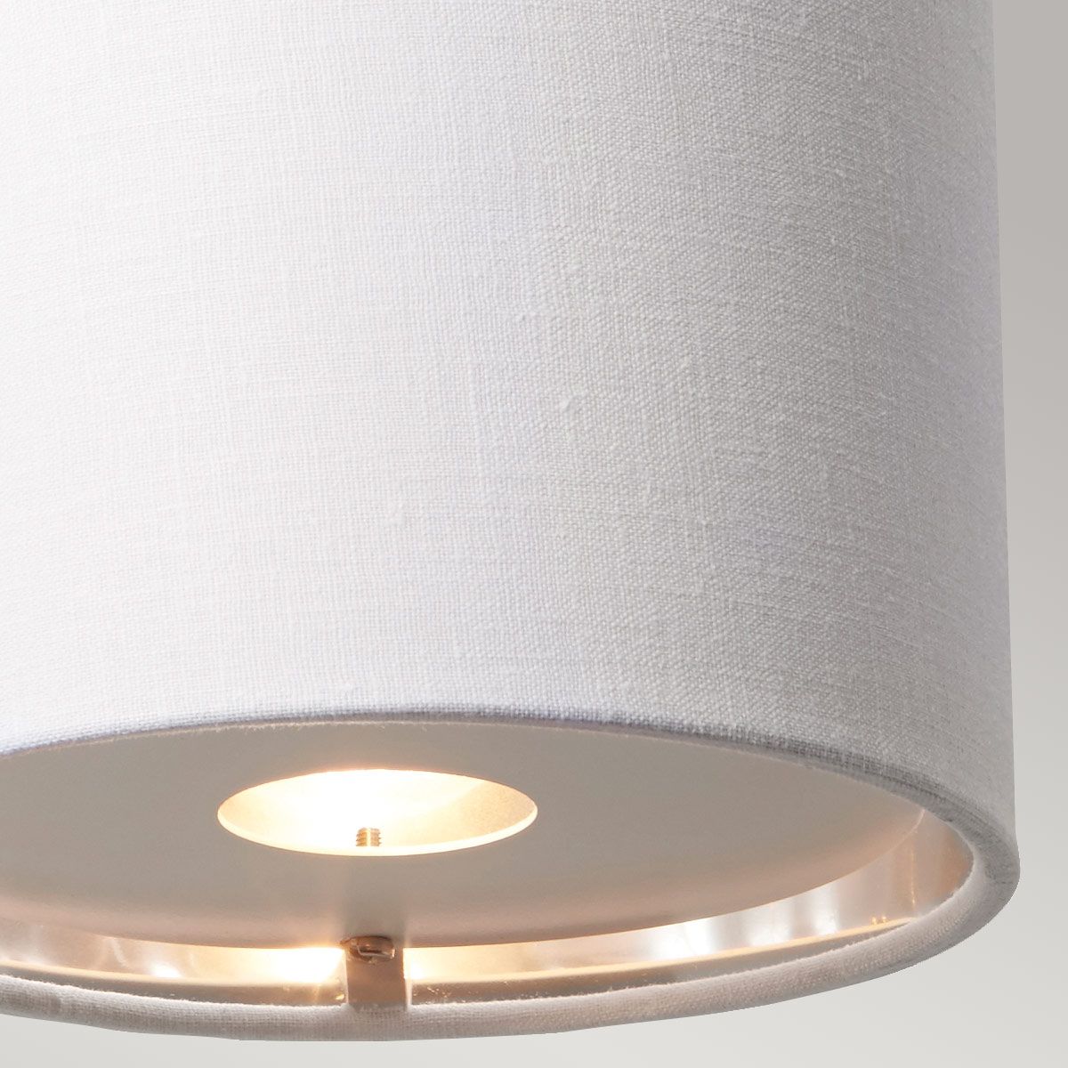 Balance 1-flammige Wandleuchte - Schwarz/poliertes Nickel mit weißem Schirm - Elsteadlighting - leuchtengrosshandel24