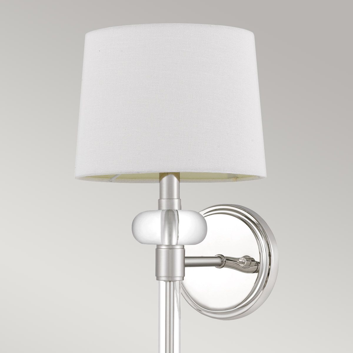Barbour 1-flammige Wandleuchte - Poliertes Nickel - Elsteadlighting - leuchtengrosshandel24