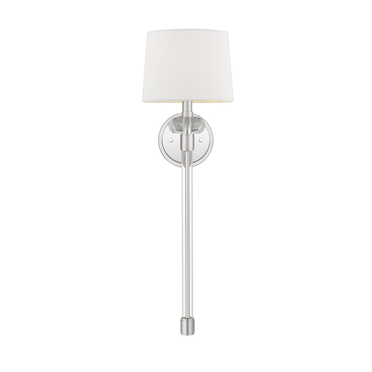 Barbour 1-flammige Wandleuchte - Poliertes Nickel - Elsteadlighting - leuchtengrosshandel24