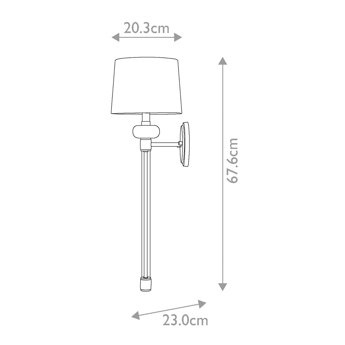 Barbour 1-flammige Wandleuchte - Verwittertes Messing - Elsteadlighting - leuchtengrosshandel24
