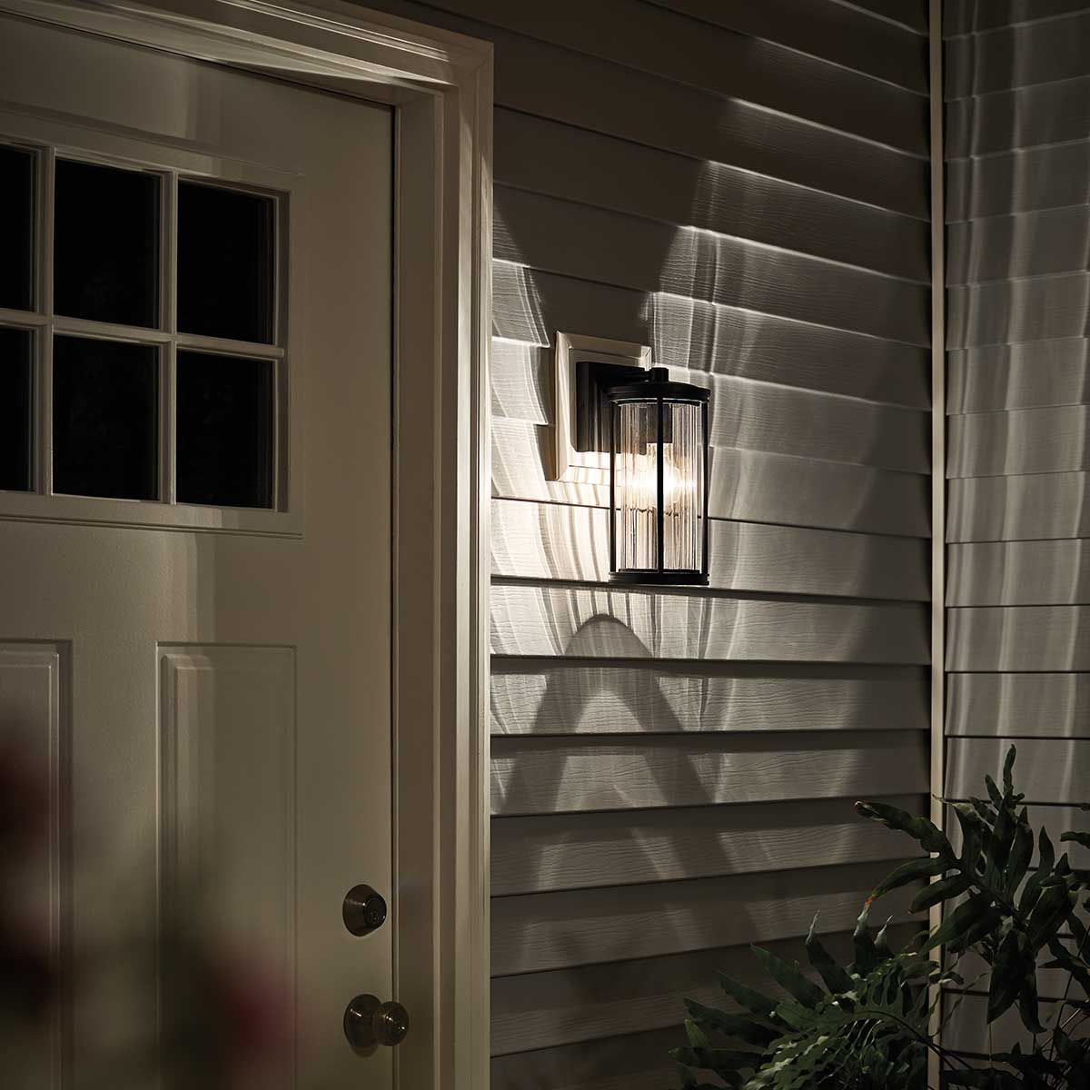 Barras 1 - flammige kleine Wandlaterne - Schwarz - Elsteadlighting - KL - BARRAS2 - S - BK