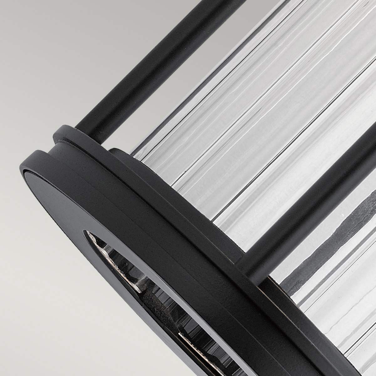 Barras 1 - flammige kleine Wandlaterne - Schwarz - Elsteadlighting - KL - BARRAS2 - S - BK