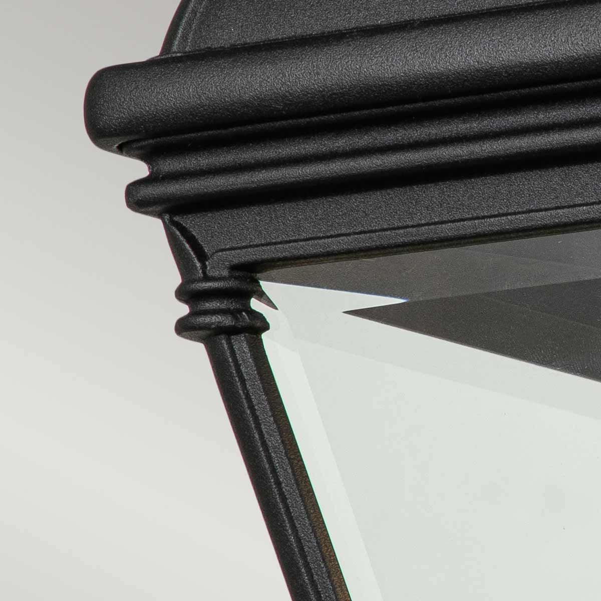 Bayview 1 - flammige große Wandlaterne - Schwarz - Elsteadlighting - BAYVIEW - 2L - BK