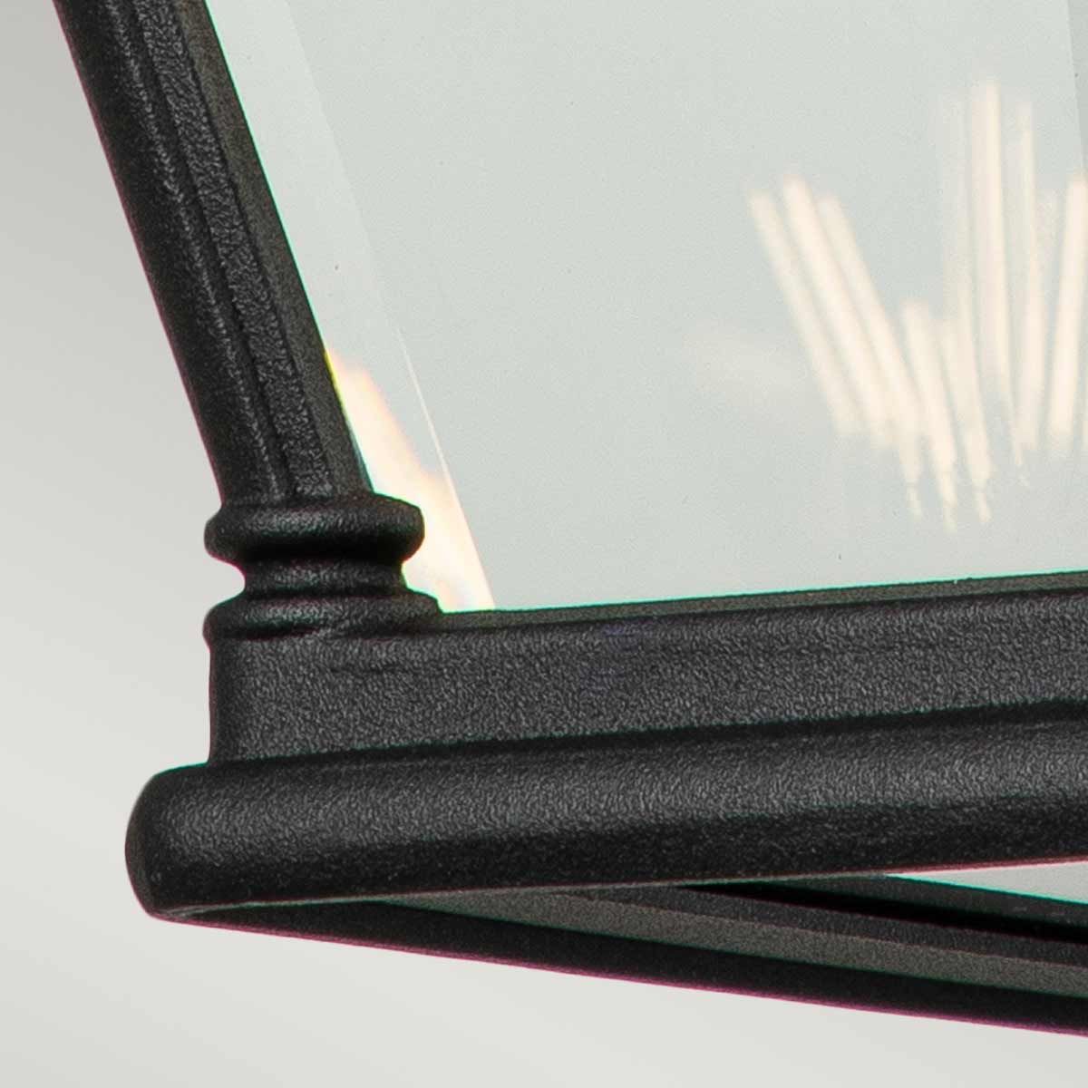 Bayview 1 - flammige große Wandlaterne - Schwarz - Elsteadlighting - BAYVIEW - 2L - BK