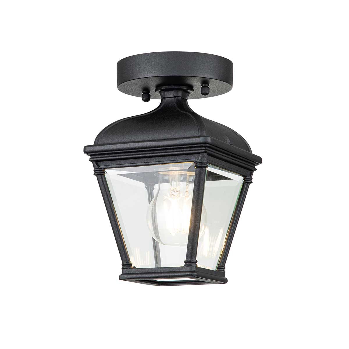 Bayview Verandalaterne mit 1 Licht, Schwarz - Elsteadlighting - BAYVIEW - PORCH - BK