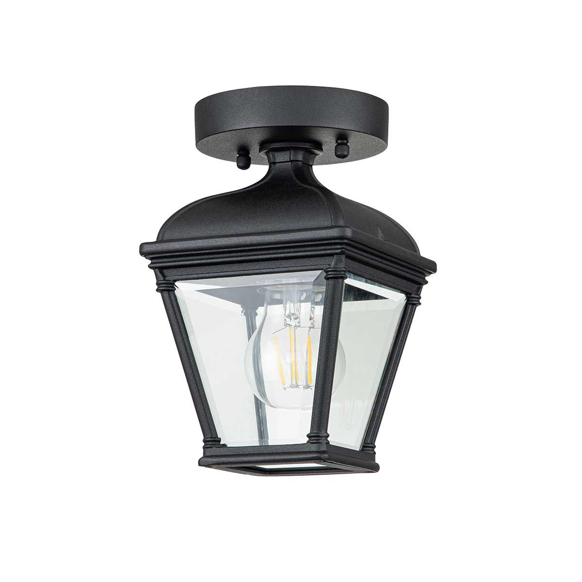 Bayview Verandalaterne mit 1 Licht, Schwarz - Elsteadlighting - BAYVIEW - PORCH - BK