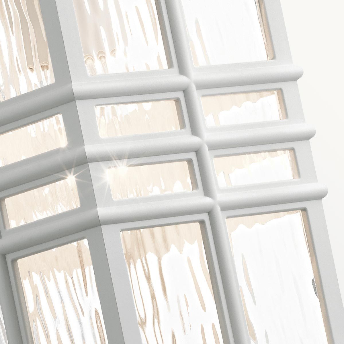 Beacon Square 1 - flammige mittelgroße Wandlaterne - Weiß - Elsteadlighting - KL - BEACON - SQUARE - M - WHT