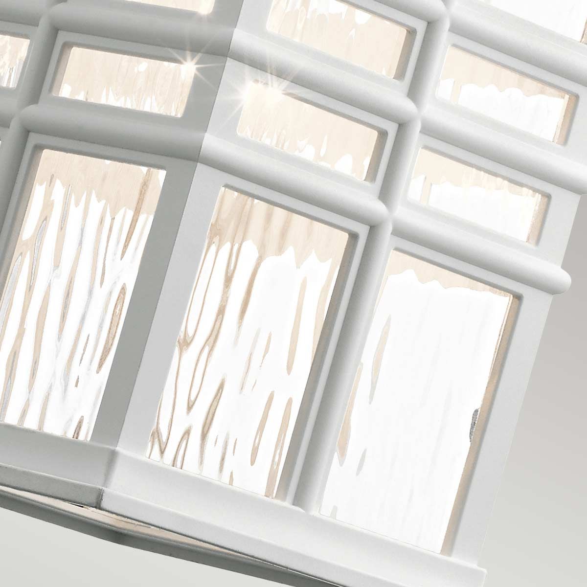 Beacon Square 1 - flammige mittelgroße Wandlaterne - Weiß - Elsteadlighting - KL - BEACON - SQUARE - M - WHT