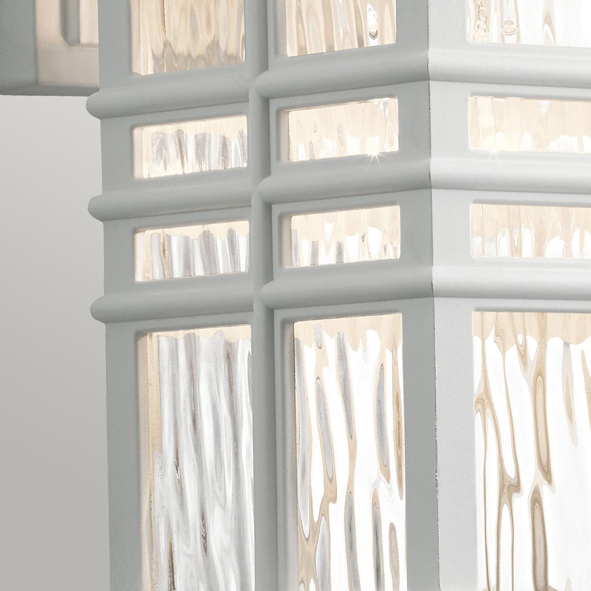 Beacon Square Kleine Wandlaterne mit 1 Licht, Weiß - Elsteadlighting - KL - BEACON - SQUARE - S - WHT