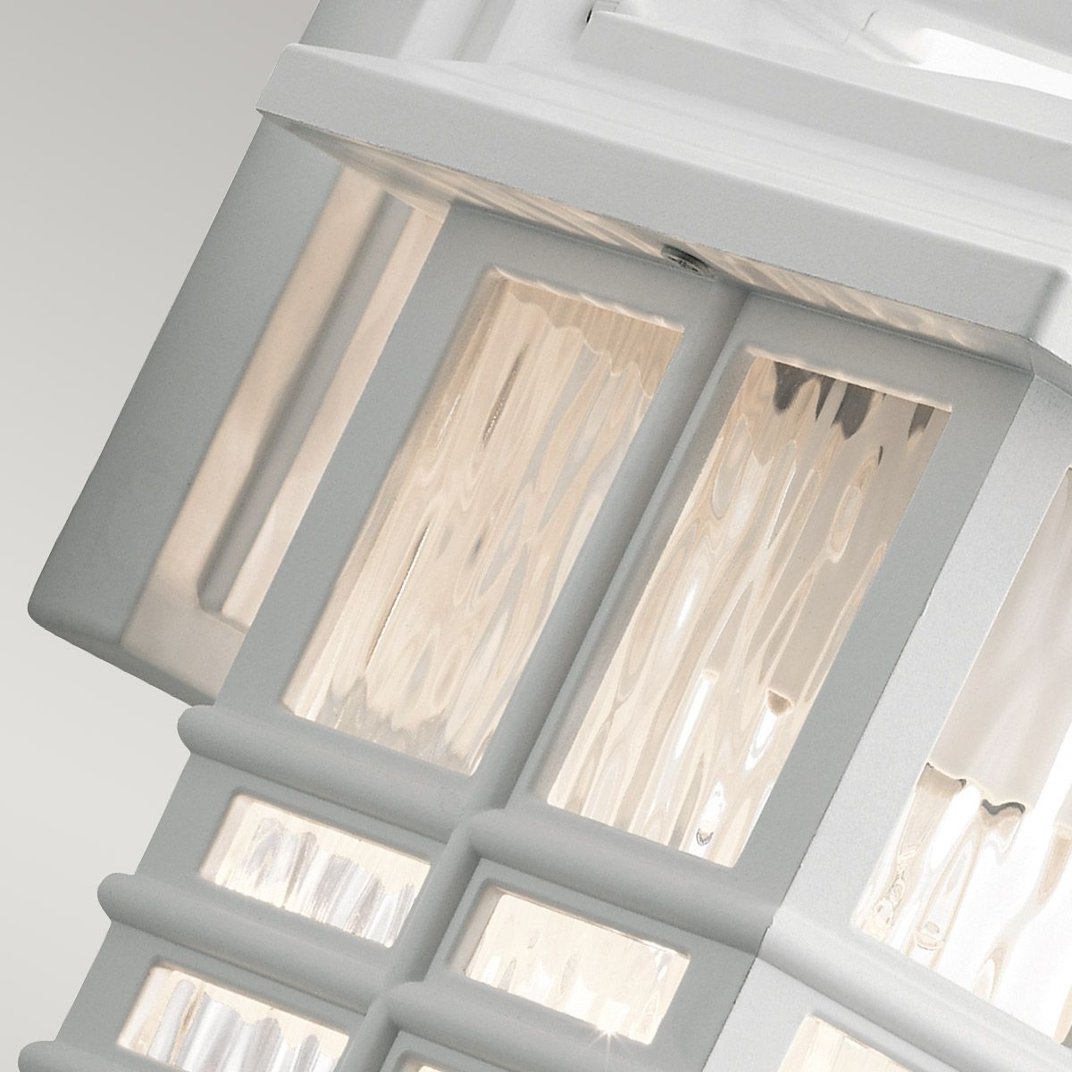 Beacon Square Kleine Wandlaterne mit 1 Licht, Weiß - Elsteadlighting - KL - BEACON - SQUARE - S - WHT