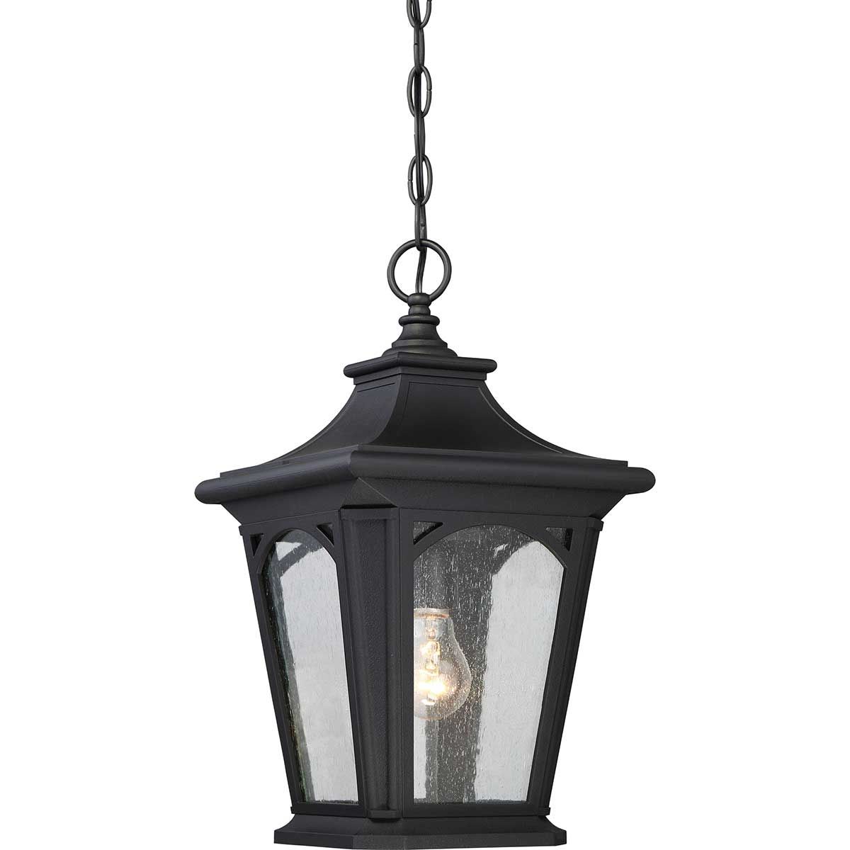Bedford 1 - flammige kleine Kettenlaterne - Mystic Black - Elsteadlighting - QZ - BEDFORD8 - S