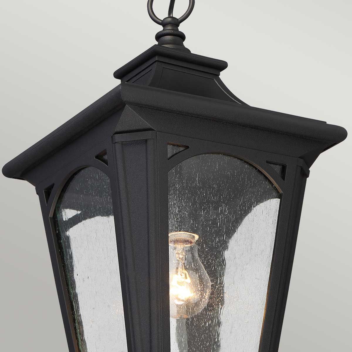 Bedford 1 - flammige kleine Kettenlaterne - Mystic Black - Elsteadlighting - QZ - BEDFORD8 - S