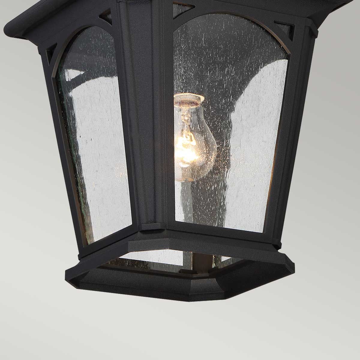 Bedford 1 - flammige kleine Kettenlaterne - Mystic Black - Elsteadlighting - QZ - BEDFORD8 - S
