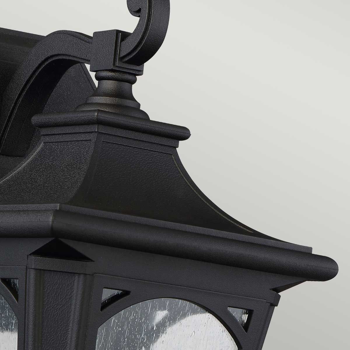 Bedford 1 - flammige mittelgroße Wandlaterne - Mystic Black - Elsteadlighting - QZ - BEDFORD2 - M