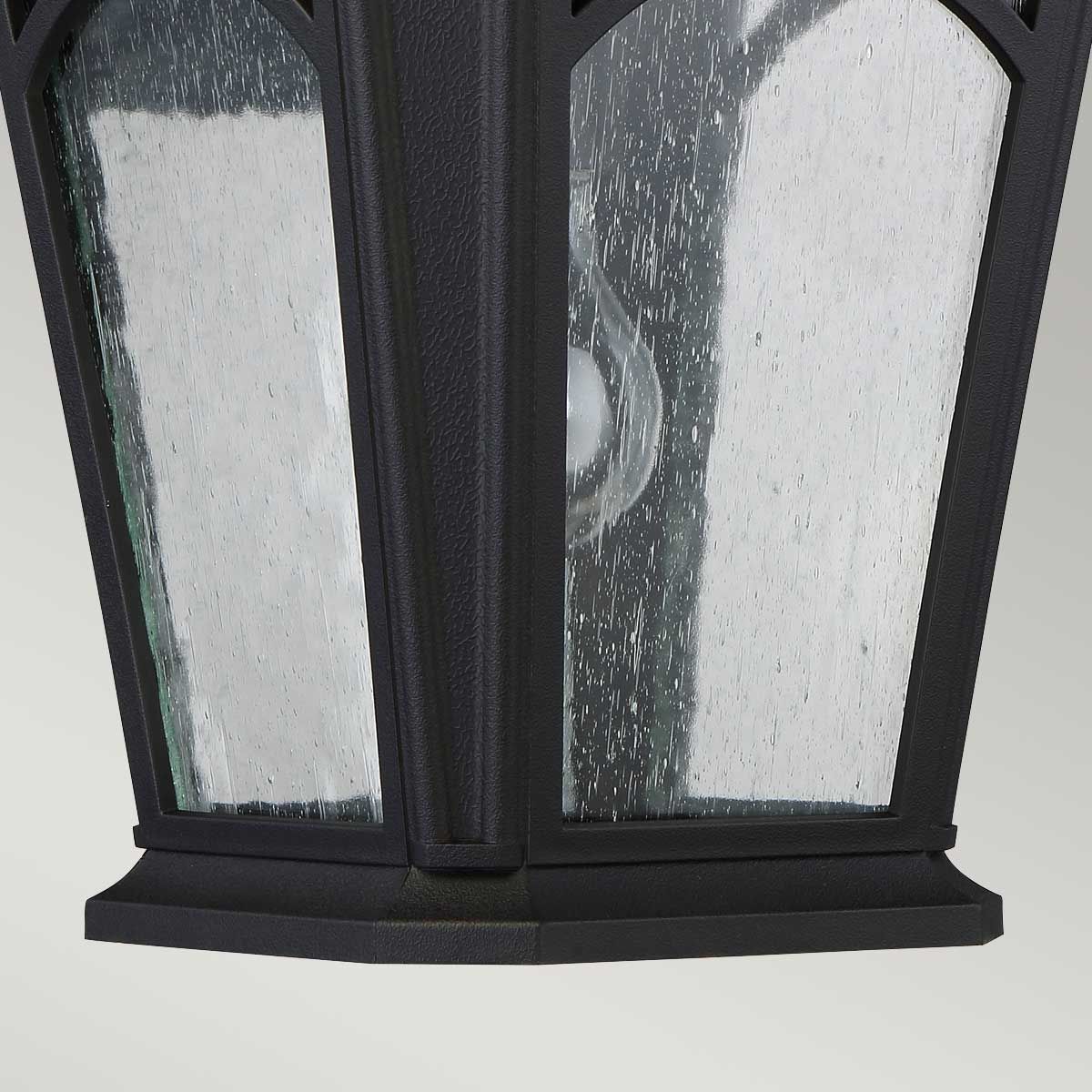 Bedford 1 - flammige mittelgroße Wandlaterne - Mystic Black - Elsteadlighting - QZ - BEDFORD2 - M