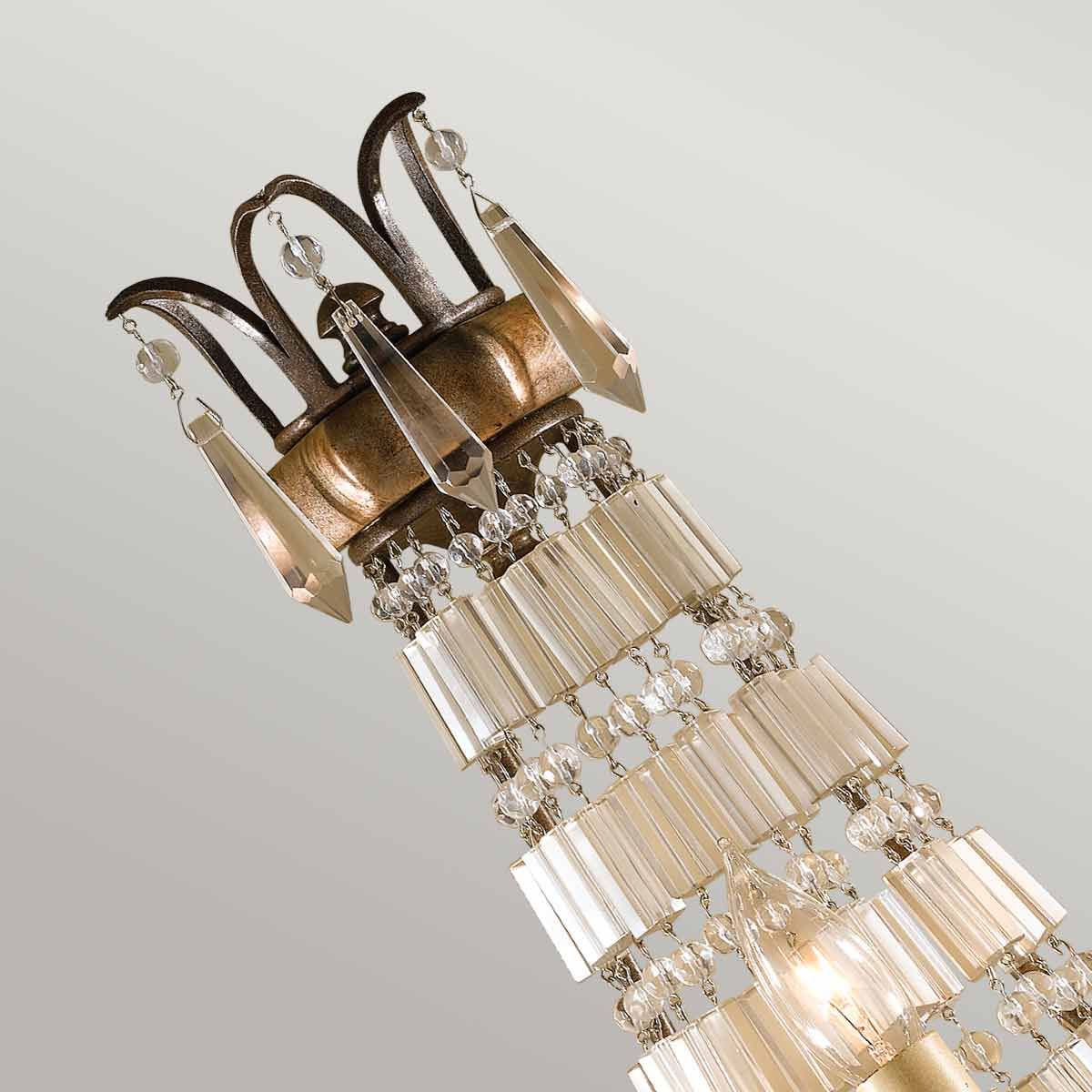Bellini 3-flammige Wandleuchte - Oxidierte Bronze/Britische Bronze - Elsteadlighting - leuchtengrosshandel24