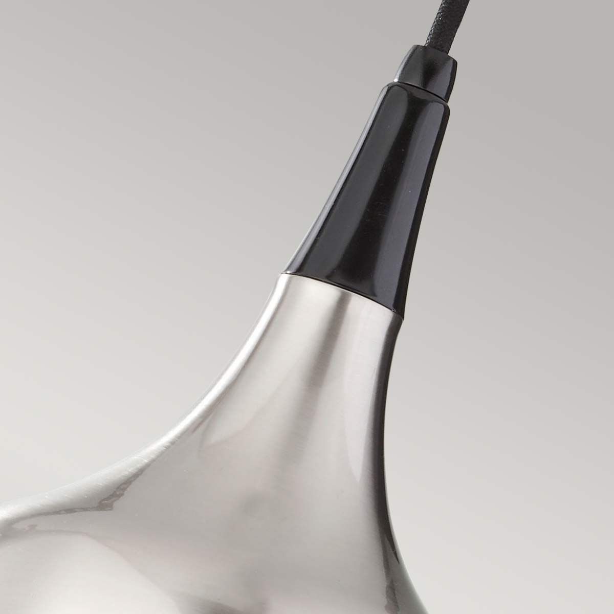 Beso 1-flammige Mini-Pendelleuchte - Gebürsteter Stahl - Elsteadlighting - leuchtengrosshandel24