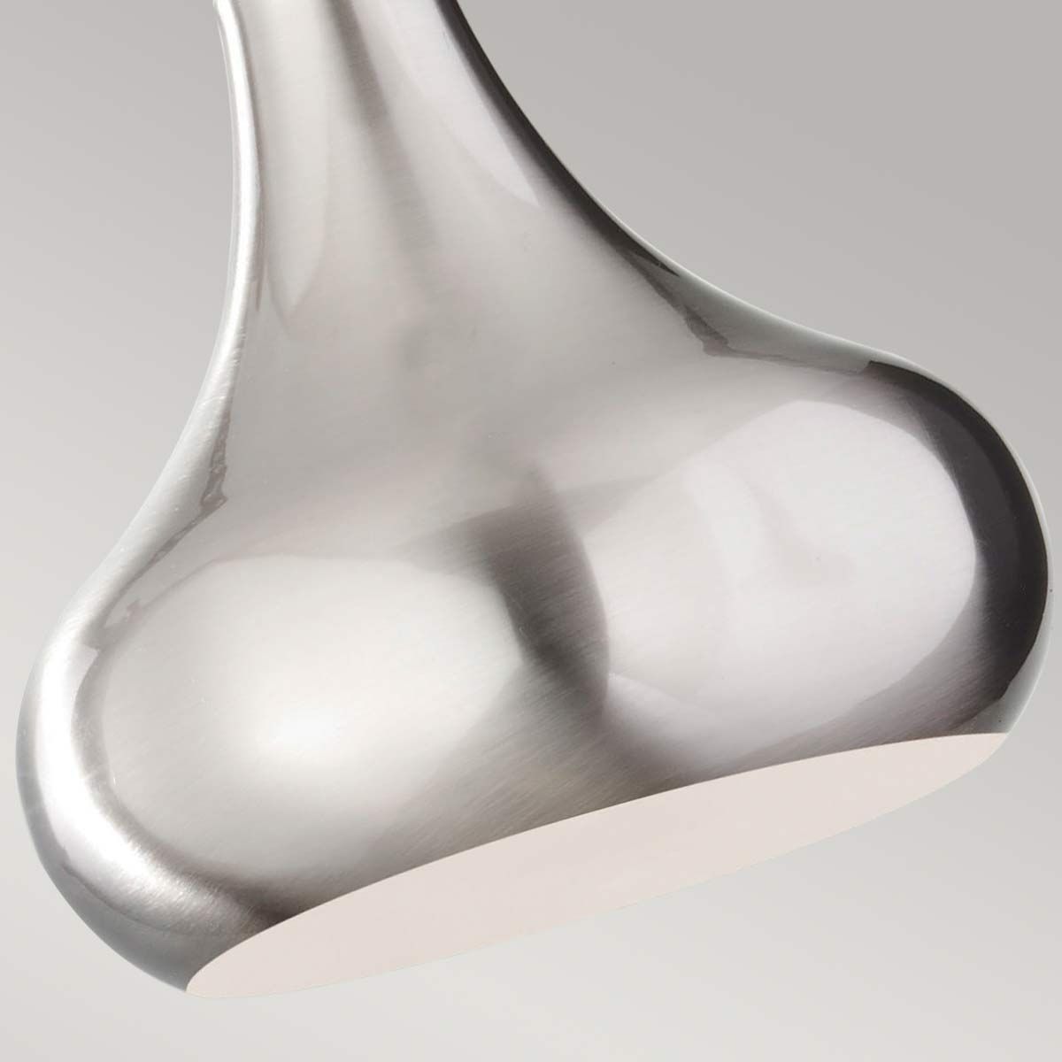 Beso 1-flammige Mini-Pendelleuchte - Gebürsteter Stahl - Elsteadlighting - leuchtengrosshandel24