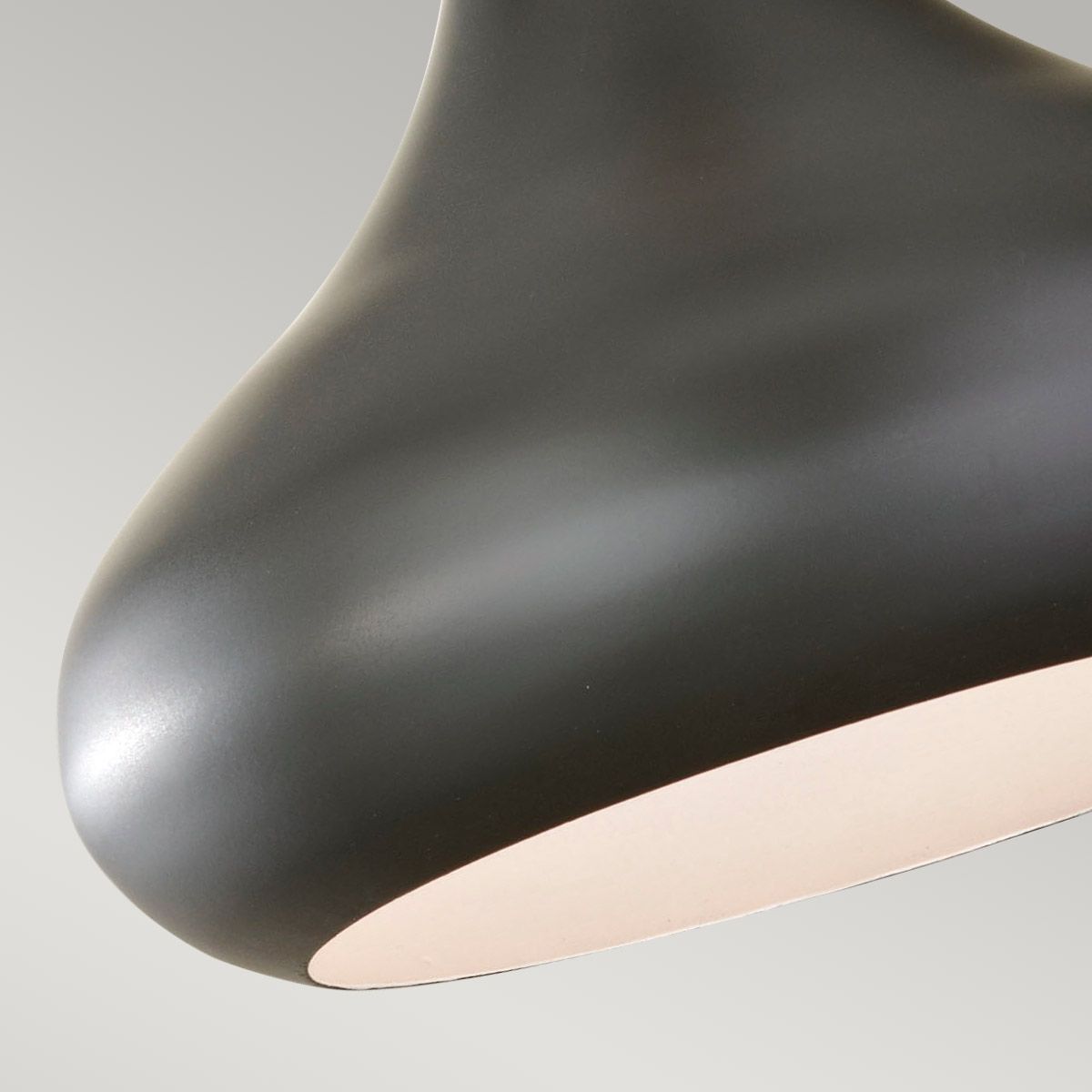 Beso 1-flammige Pendelleuchte, mittelgroß, dunkle Bronze - Elsteadlighting - leuchtengrosshandel24