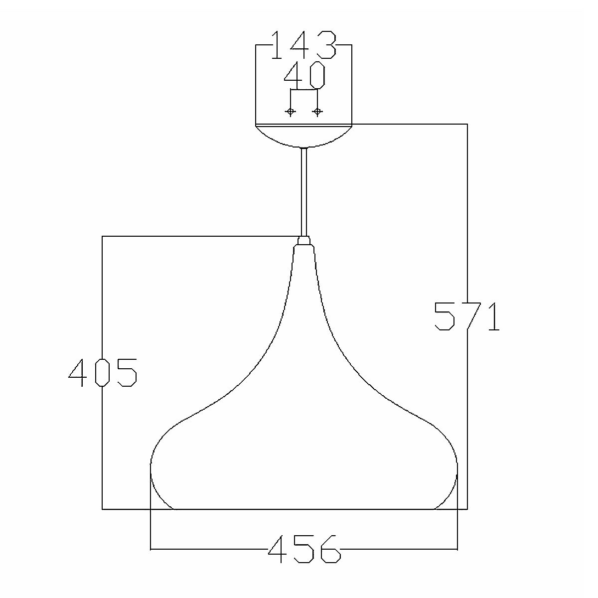 Beso Pendelleuchte, 1-flammig, groß, gebürsteter Stahl - Elsteadlighting - leuchtengrosshandel24