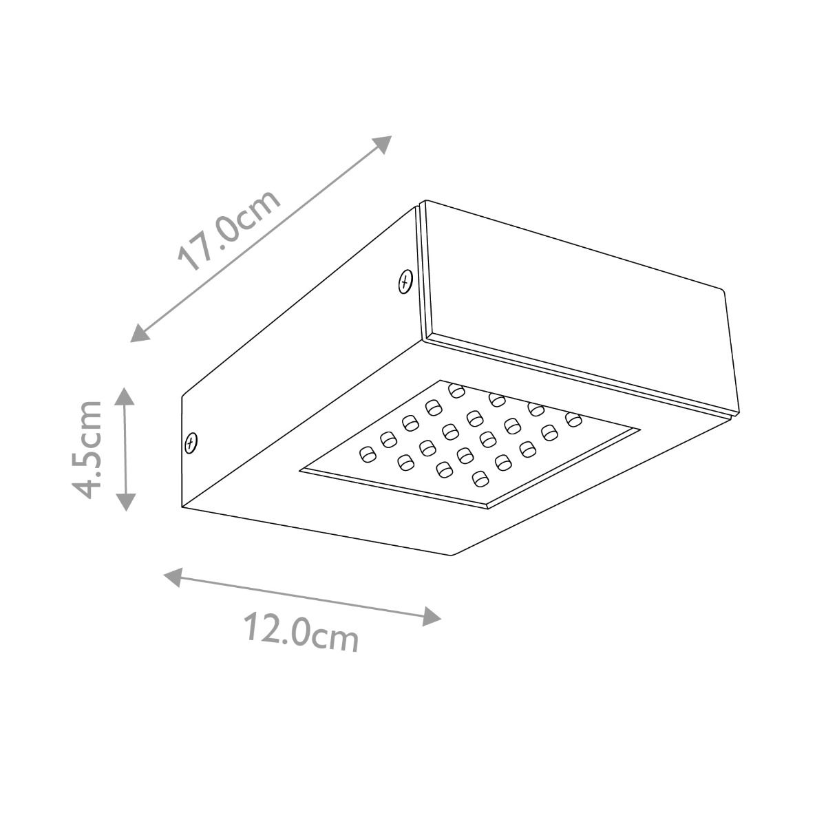 Beta Türleuchte - Mattsilber - Elsteadlighting - GZ - BETA16