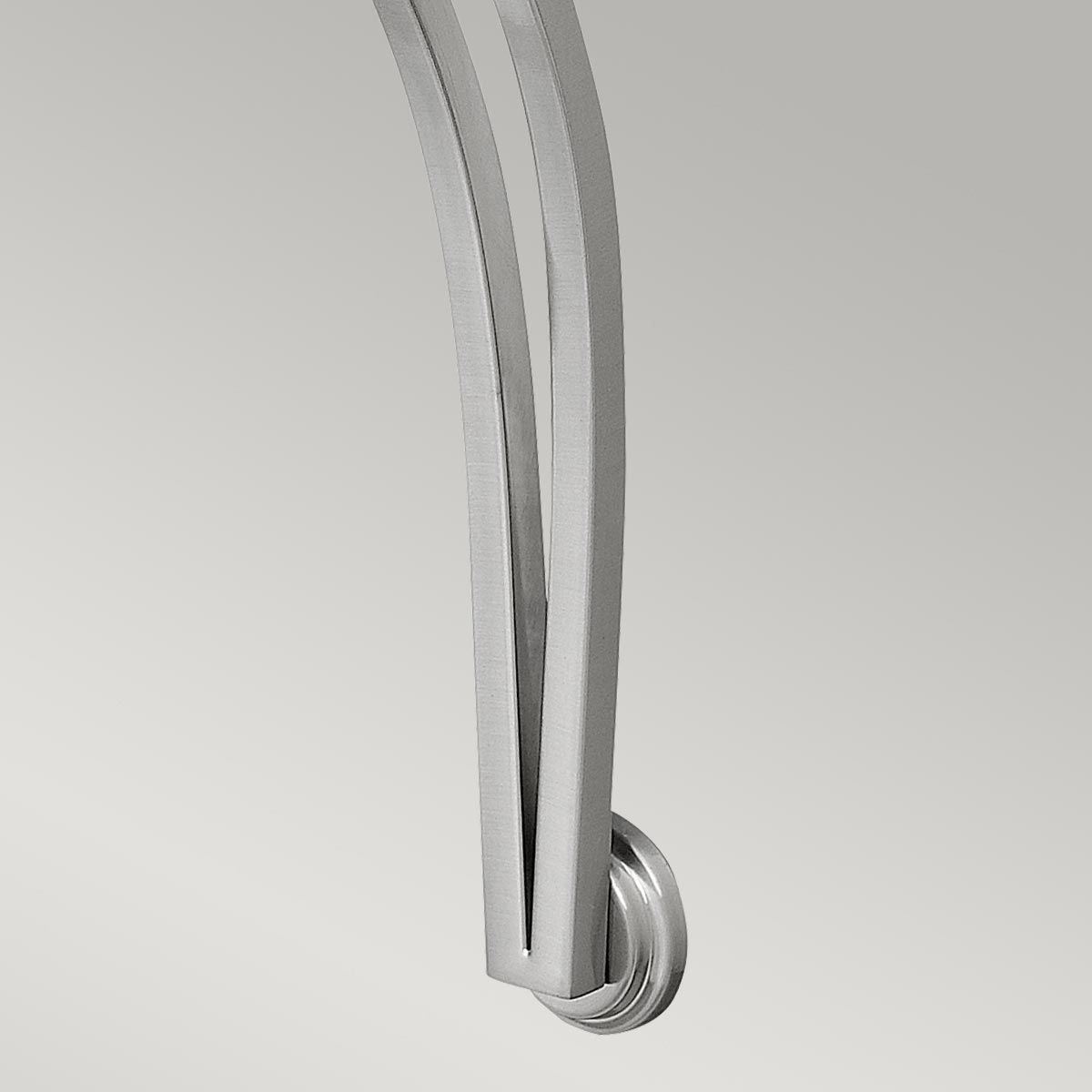 Bolla 1-flammige Wand-Torchiere - Gebürstetes Nickel - Elsteadlighting - leuchtengrosshandel24