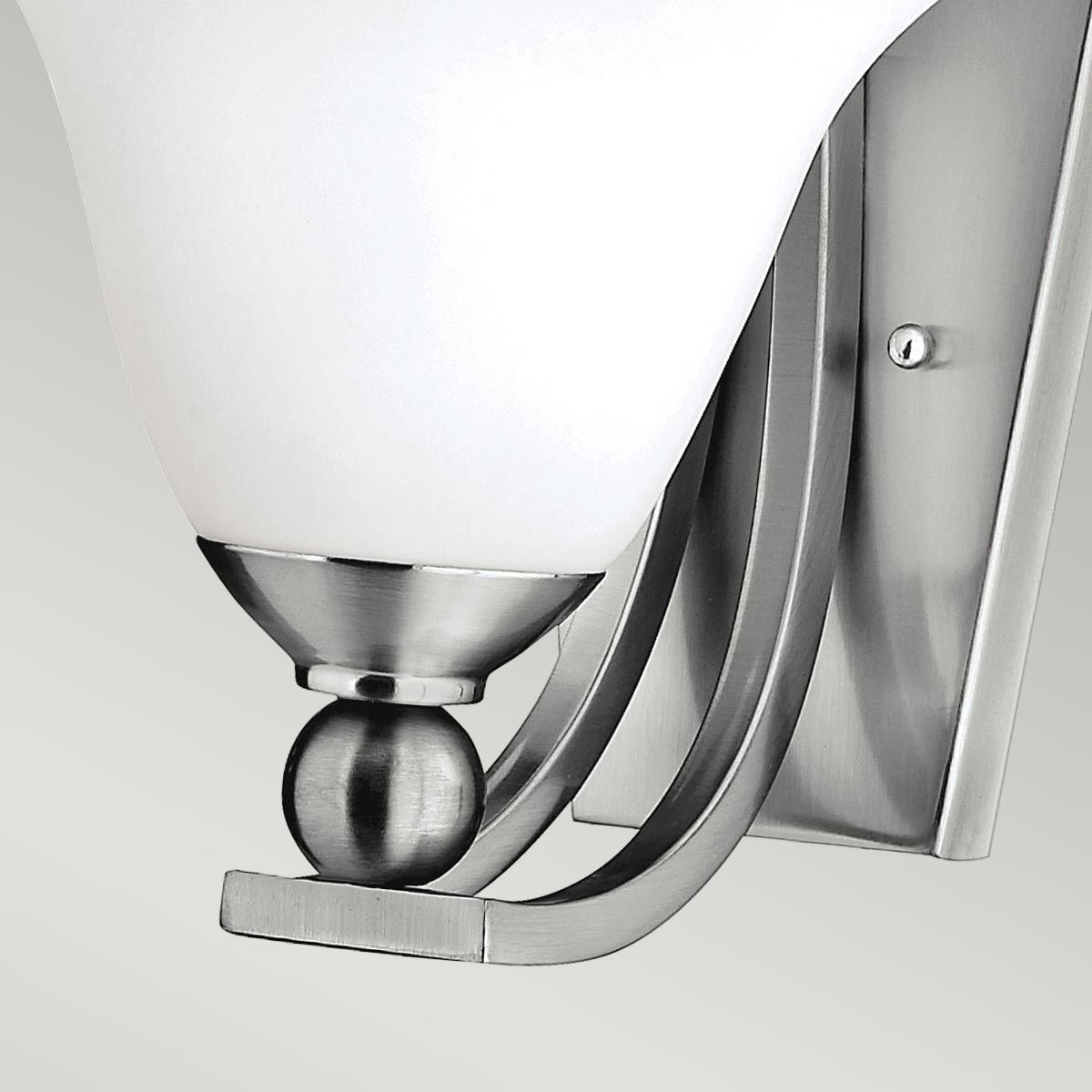 Bolla 1-flammige Wandleuchte - Gebürstetes Nickel - Elsteadlighting - leuchtengrosshandel24