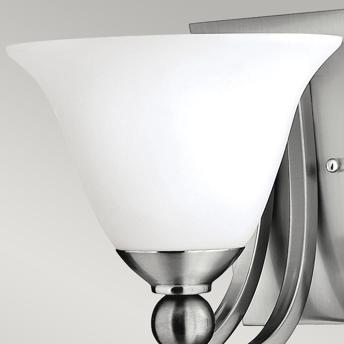 Bolla 1-flammige Wandleuchte - Gebürstetes Nickel - Elsteadlighting - leuchtengrosshandel24