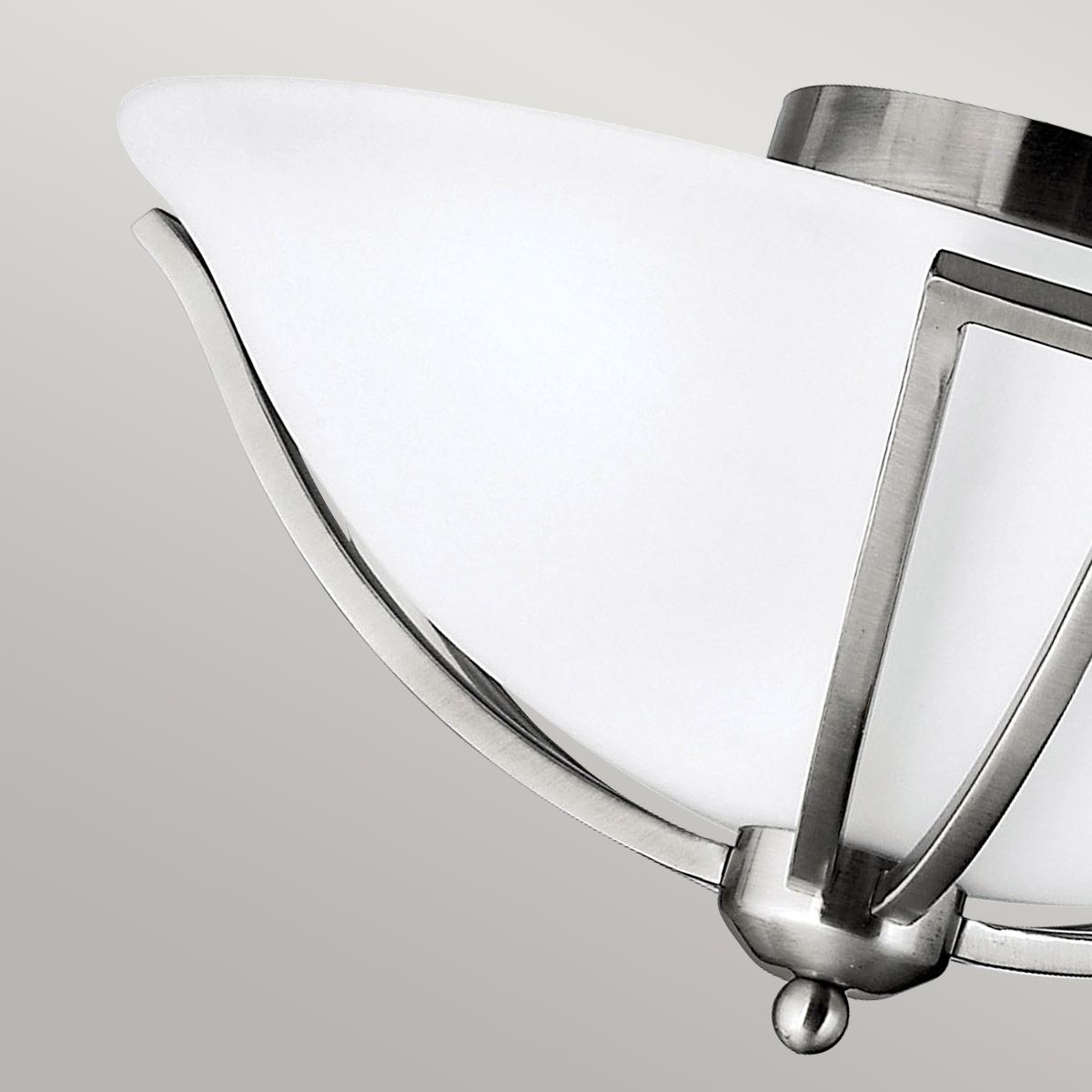 Bolla 2-flammige Deckenleuchte - Gebürstetes Nickel - Elsteadlighting - leuchtengrosshandel24