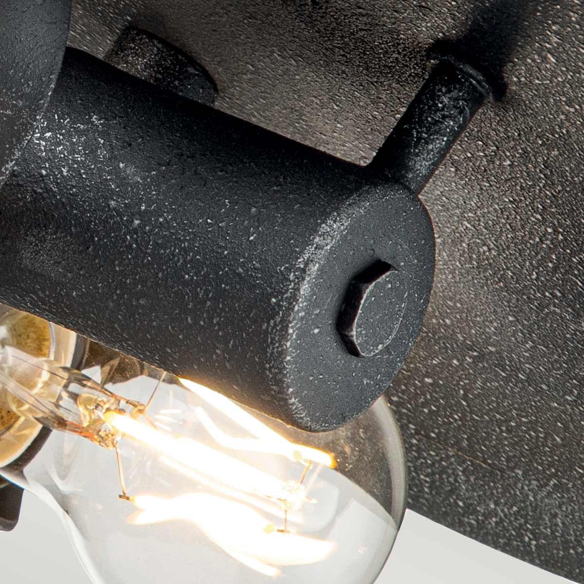 Bradbury 2-flammige Deckenleuchte - Graue Esche - Elsteadlighting - leuchtengrosshandel24