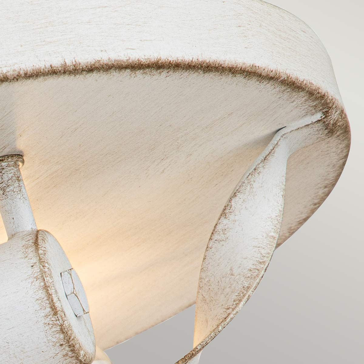 Bradbury Deckenleuchte mit 2 Lichtern, Antikweiß - Elsteadlighting - leuchtengrosshandel24