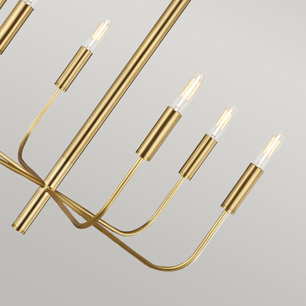 Brianna 6 l Kronleuchter - brüniertes Messing - Elsteadlighting - leuchtengrosshandel24