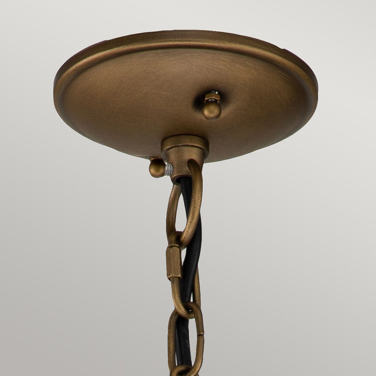 Bridgepoint 1 - flammige kleine Kettenlaterne - Naturmessing - Elsteadlighting - KL - BRIDGEPOINT8S - NBR