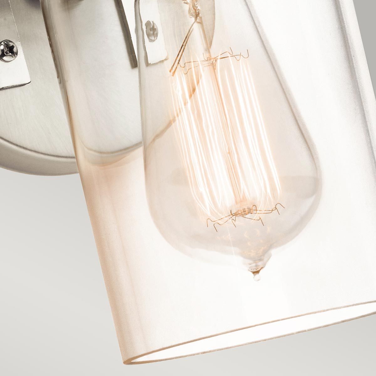 Brinley 1-flammige Wandleuchte - Gebürstetes Nickel - Elsteadlighting - leuchtengrosshandel24