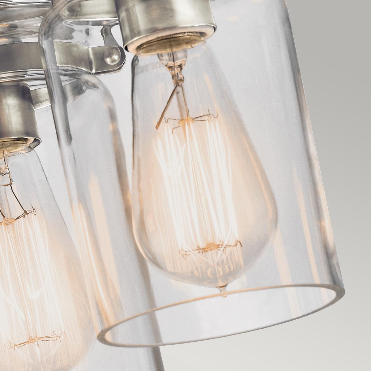 Brinley 3-flammige Deckenleuchte - Gebürstetes Nickel - Elsteadlighting - leuchtengrosshandel24