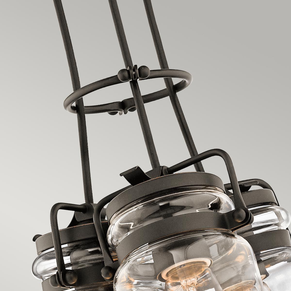 Brinley 3-flammige Pendelleuchte - Alte Bronze - Elsteadlighting - leuchtengrosshandel24