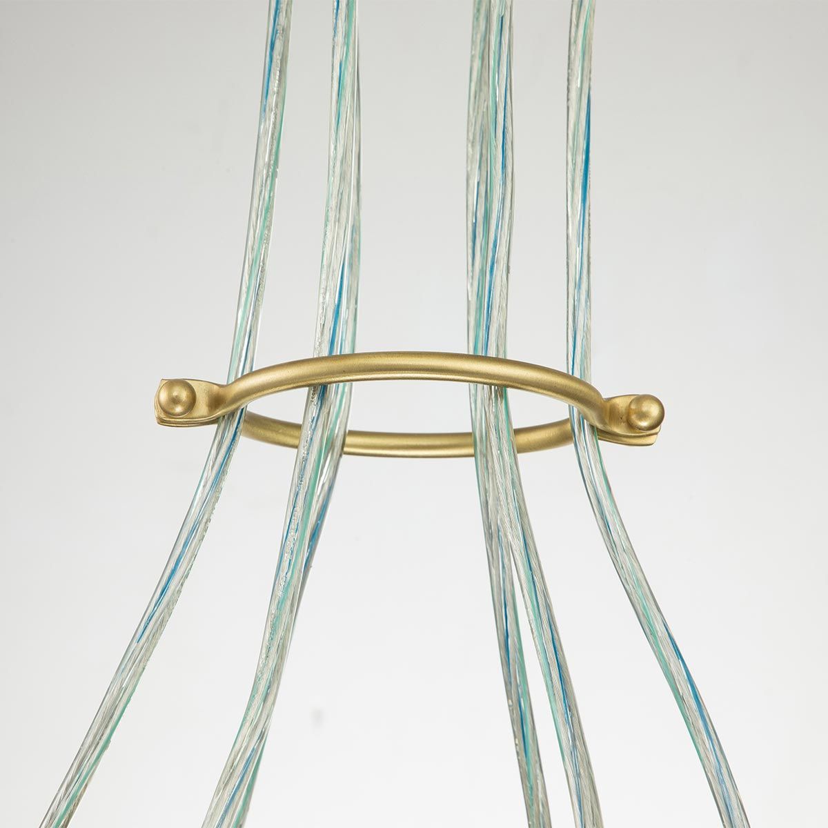 Brinley Pendelleuchte mit 6 Lichtern, gebürstetes Messing - Elsteadlighting - leuchtengrosshandel24