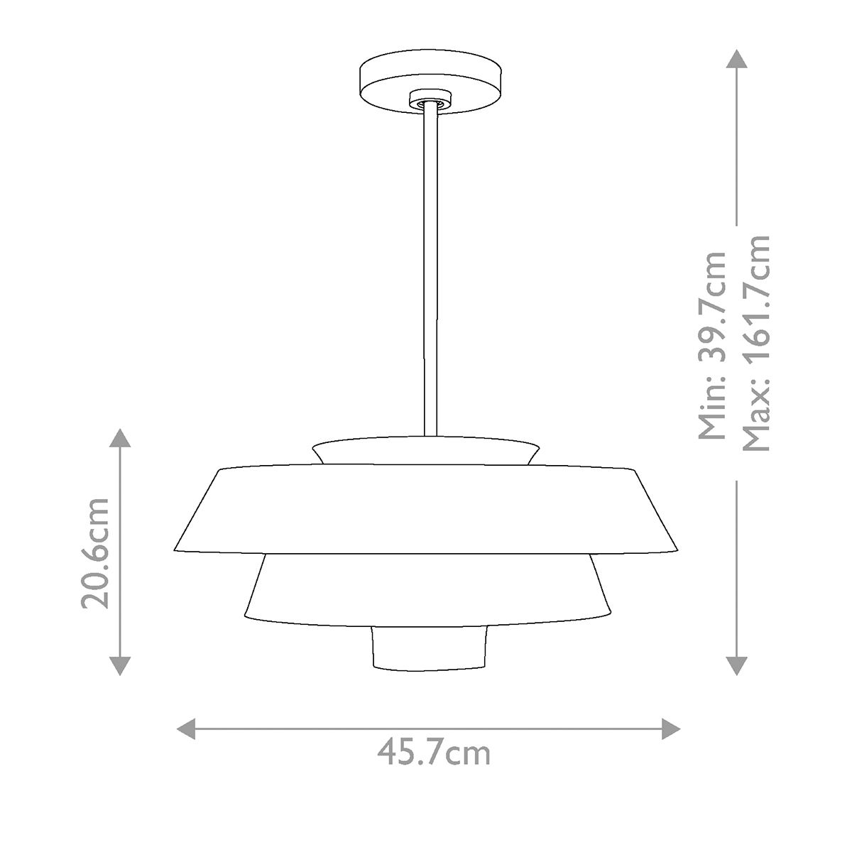 Brisbin 1-flammige Pendelleuchte - Poliertes Nickel - Elsteadlighting - leuchtengrosshandel24