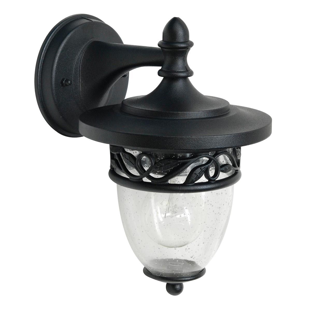 Burford 1 - flammige Wandlaterne - Schwarz - Elsteadlighting - GZH - BF2