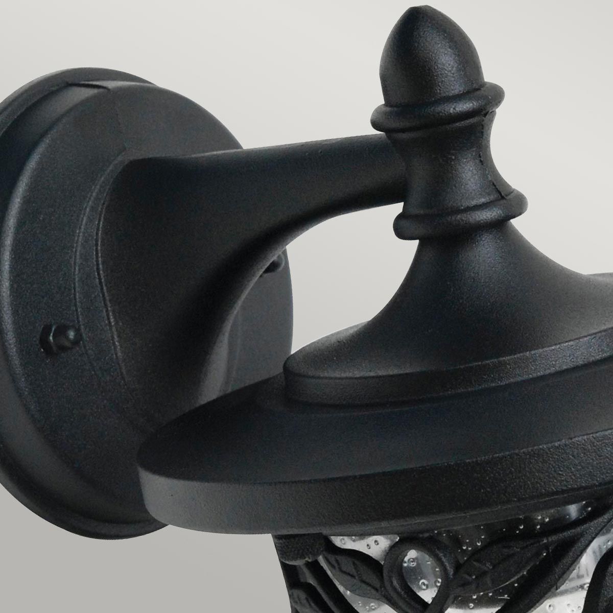 Burford 1 - flammige Wandlaterne - Schwarz - Elsteadlighting - GZH - BF2