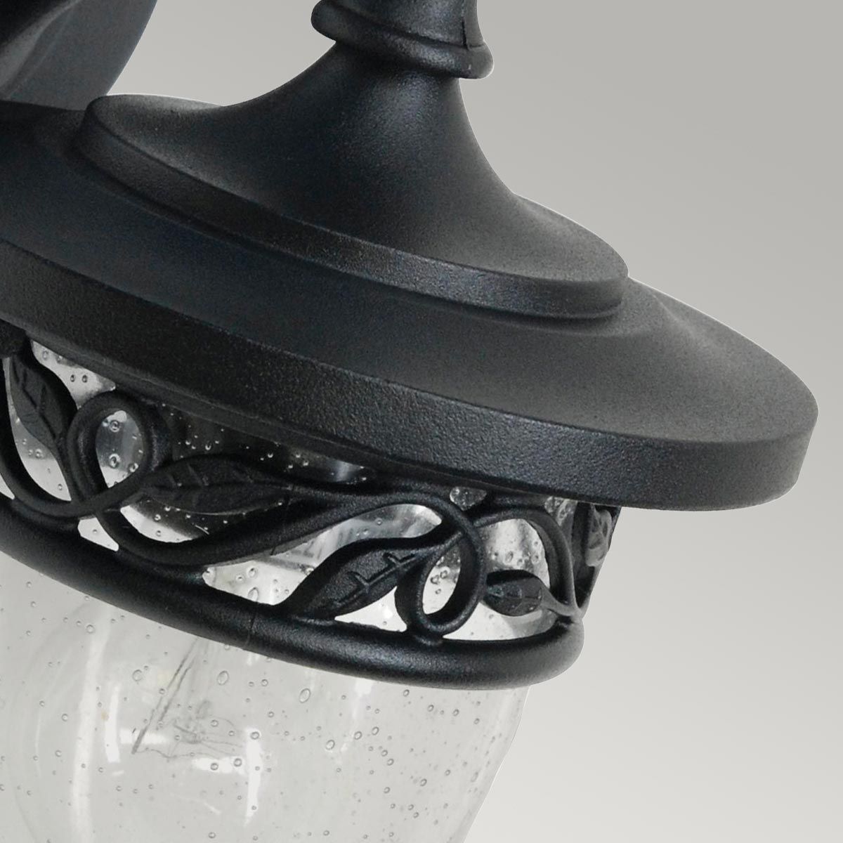 Burford 1 - flammige Wandlaterne - Schwarz - Elsteadlighting - GZH - BF2