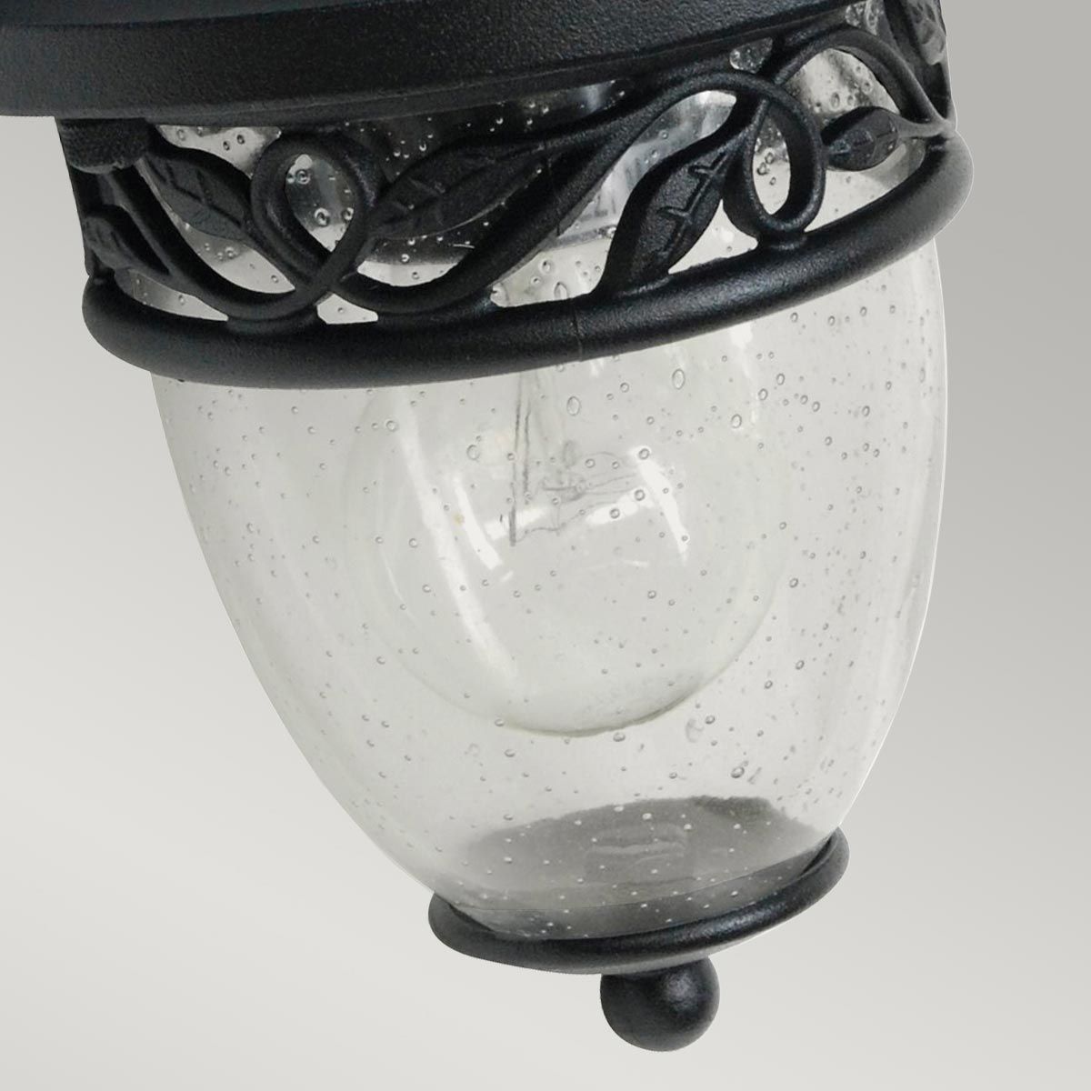 Burford 1 - flammige Wandlaterne - Schwarz - Elsteadlighting - GZH - BF2