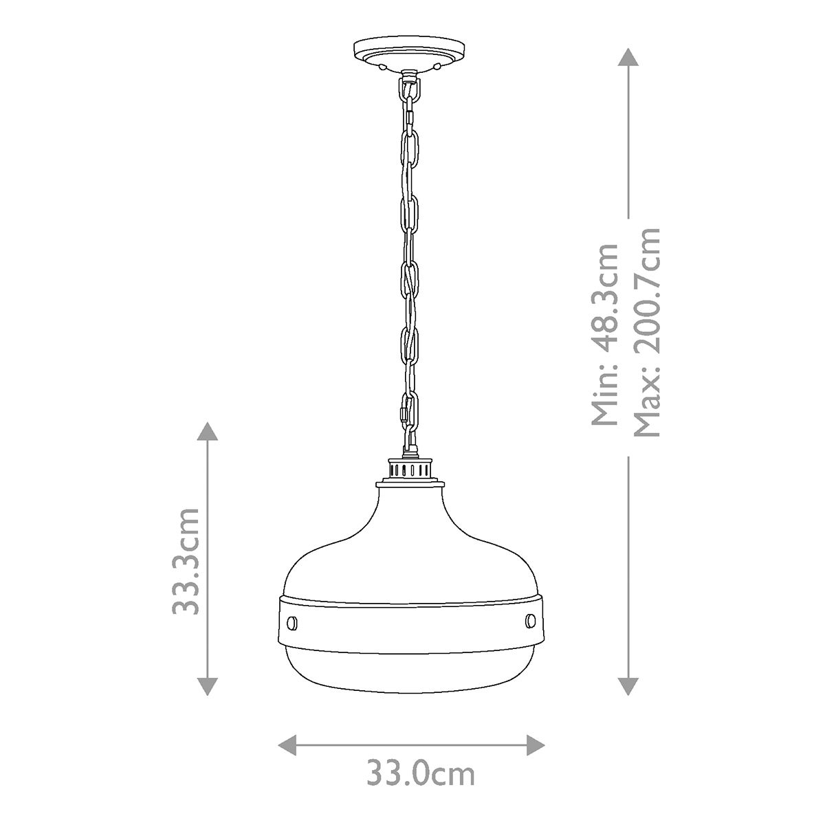 Cadence Pendelleuchte mit 2 Lichtern, dunkles Antikmessing/Mattschwarz - Elsteadlighting - leuchtengrosshandel24