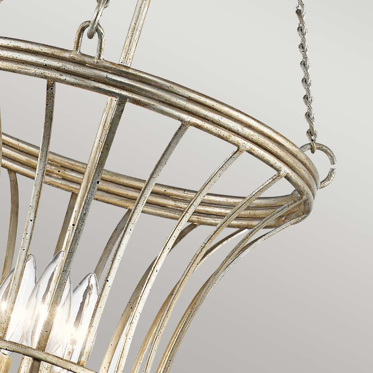 Calla 3-flammige Pendelleuchte - Sterling-Gold - Elsteadlighting - leuchtengrosshandel24