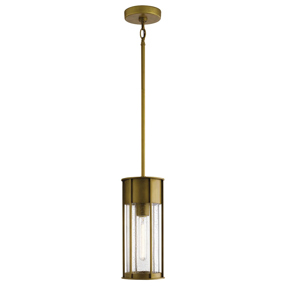 Camillo 1lt Outdoor - Pendelleuchte - Lackiertes Naturmessing - Elsteadlighting - KL - CAMILLO - P - PNBR