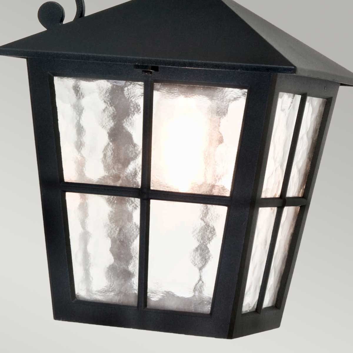 Canterbury 1 - flammige Wandlaterne - Schwarz - Elsteadlighting - BL52M - BLACK