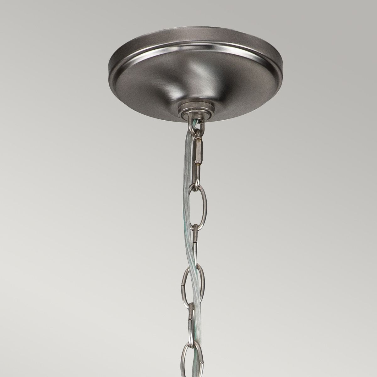 Capitol Hill Kronleuchter mit 12 Lichtern, gebürstetes Nickel - Elsteadlighting - leuchtengrosshandel24
