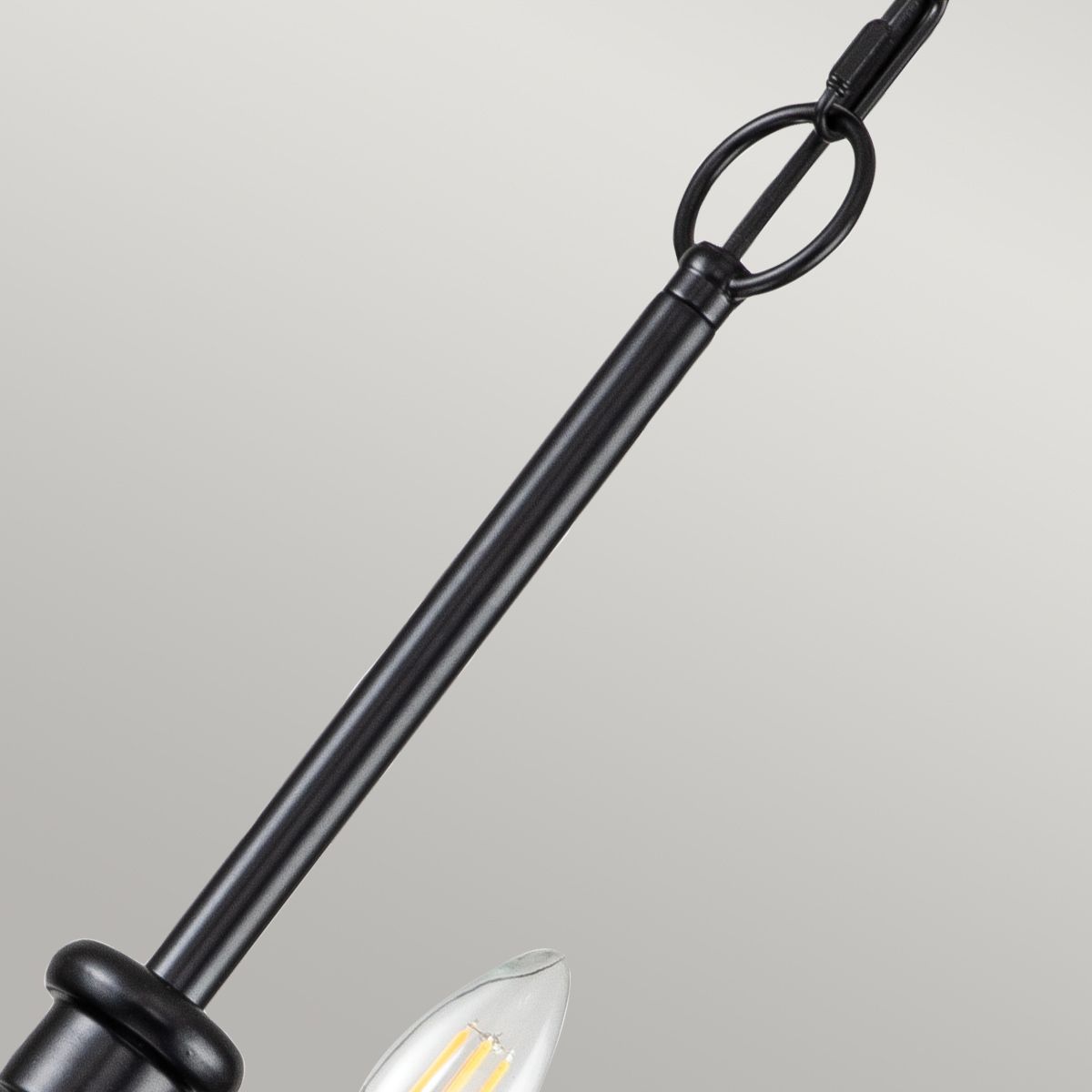 Capitol Hill Kronleuchter mit 12 Lichtern, Schwarz - Elsteadlighting - leuchtengrosshandel24