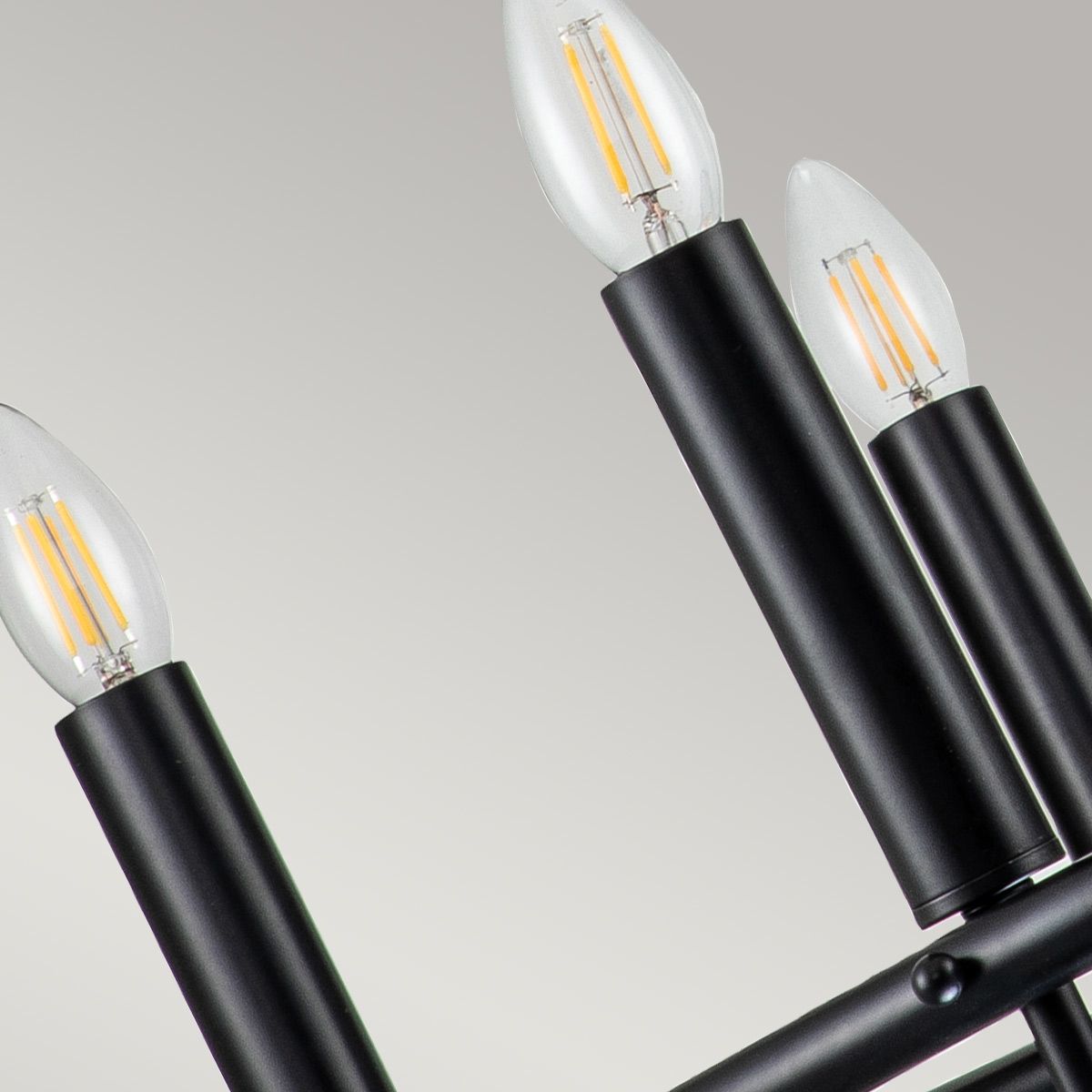 Capitol Hill Kronleuchter mit 6 Lichtern, Schwarz - Elsteadlighting - leuchtengrosshandel24